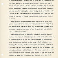 Elizabeth Van Sant transcribed letters