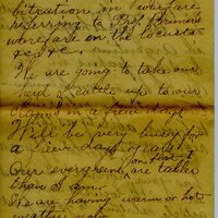 Handwritten 2 page letter from Edgar Bruner to Lawrence Bruner, "We all feel honored by you being selected…"