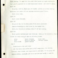 Frank H. Shoemaker typescript, 46 pages, detailing bird sightings, field trips, photography, and associated activities in Omaha, Nebraska.