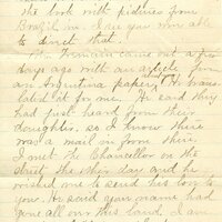 Handwritten 5 page letter from Marcia Bruner to Lawrence Bruner, "It is discouraging work trying to…"