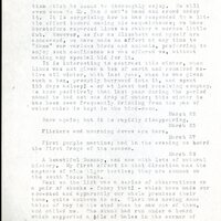 Frank H. Shoemaker typescript, 20 pages, detailing bird sightings, field trips, photography, and associated activities in Omaha, Nebraska.