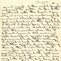 Edith Schwartz Clements handwritten letter