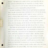 Frank H. Shoemaker typescript, 46 pages, detailing bird sightings, field trips, photography, and associated activities in Omaha, Nebraska.