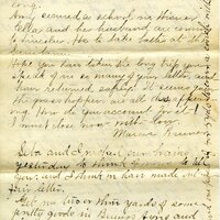 Handwritten 5 page letter from Marcia Bruner to Lawrence Bruner, "I think I will have to change the day that I write…"