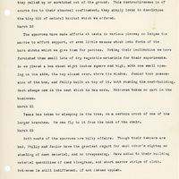 Elizabeth Van Sant transcribed letters