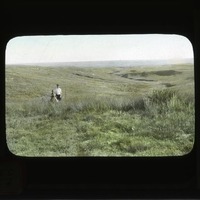 Original caption: Loess canyon topography, 3 mi., N. of Wauneta, Nebr. 8/29/16 5x NAB. 1916. Chase County. (121111-00312)