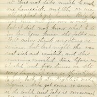 Handwritten 8 page letter from Marcia Bruner to Lawrence Bruner, "Well, I did not write to you last…"