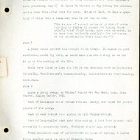 Frank H. Shoemaker typescript, 46 pages, detailing bird sightings, field trips, photography, and associated activities in Omaha, Nebraska.