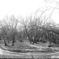 Original caption: Salt Creek-Horseshoe bend South of bridge, West of penitentiary. Apr. 20, 1922
