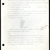 Frank H. Shoemaker typescript, 3 pages,  on Woodlawn Cemetary and Branson Woods, including biplane trip over Lincoln, Nebraska.