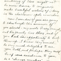 Edith Schwartz Clements handwritten letter