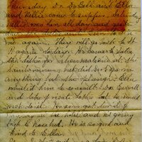Handwritten 6 page letter from Marcia Bruner to Lawrence Bruner, "I was so busy all day yesterday…"