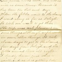 Handwritten 4 page letter from Lillian Bruner to Lawrence Bruner, "I have been wanting to write for some time…"