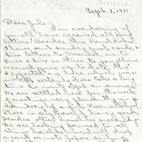 Edith Schwartz Clements handwritten letter