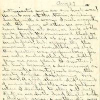Edith Schwartz Clements handwritten letter