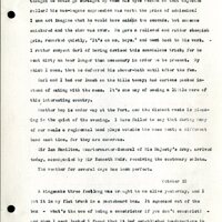 Frank H. Shoemaker typescript, 28 pages, titled "At Fort Riley, Kansas" on activities at Fort Riley between Oct. 12-29, 1903.