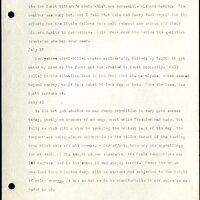 Frank H. Shoemaker typescript,  8 pages, on field trips in Omaha, Nebraska, and area referred to as Cut-Off Lake.