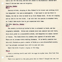Elizabeth Van Sant transcribed letters