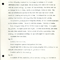 Frank H. Shoemaker typescript, 8 pages, detailing bird sightings, field trips, photography, and associated activities in Omaha, Nebraska.