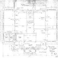 First Floor Plan Year: 1887