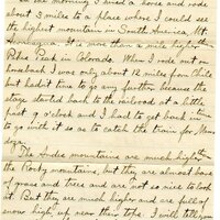 Handwritten 2 page letter from Lawrence Bruner to Helen Bruner, "Your letter that you wrote just before Xmas is such a good one that…"