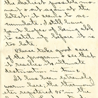 Edith Schwartz Clements handwritten letter