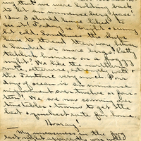 Edith Schwartz Clements handwritten letter