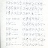 Frank H. Shoemaker typescript, 20 pages, detailing bird sightings, field trips, photography, and associated activities in Omaha, Nebraska.