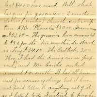 Handwritten 9 page letter from Marcia Bruner to Lawrence Bruner, "An unusual thing received last week…"