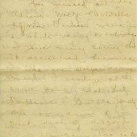 Handwritten 18 page letter from Amy Bruner to Lawrence Bruner, "Did you think I was never going to write…"