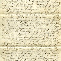 Handwritten 5 page letter from Marcia Bruner to Lawrence Bruner, "I think I will have to change the day that I write…"