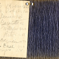 ten dances with the names of the men danced to each song, along with their fraternal letters