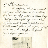 Edith Schwartz Clements handwritten letter