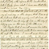 Handwritten 6 page letter from Lawrence Bruner to Marcia Bruner, "I received your letter dated June 9th, but mailed on the 7th yesterday."