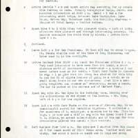 Frank H. Shoemaker typescript, 12 pages, on collecting trips along the west coast and in Omaha and Lincoln, Nebraska,  in Califorina, Idaho, Oregon,  and Arizona.