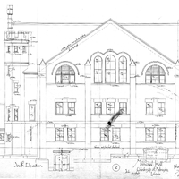 Elevation and Stair Detail Year: 1887