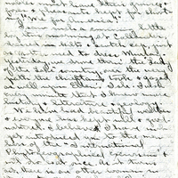 Edith Schwartz Clements handwritten letter