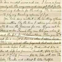 Handwritten 6 page letter from Lawrence Bruner to Marcia Bruner, "Your two letters of August 8th and 15th were awaiting me on my return from Paraguay."