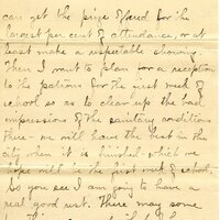 Handwritten 3 page letter from unkown to Lawrence Bruner, "I didn't intend to write another letter until I had…"