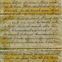 Handwritten 6 page letter from Marcia Bruner to Lawrence Bruner, "I was so busy all day yesterday…"
