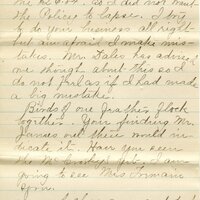 Handwritten 8 page letter from Marcia Bruner to Lawrence Bruner, "Well, I did not write to you last…"