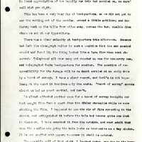 Frank H. Shoemaker typescript, 28 pages, titled "At Fort Riley, Kansas" on activities at Fort Riley between Oct. 12-29, 1903.