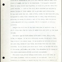 Frank H. Shoemaker typescript,  8 pages, on field trips in Omaha, Nebraska, and area referred to as Cut-Off Lake.