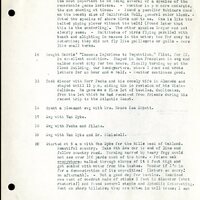 Frank H. Shoemaker typescript, 12 pages, on collecting trips along the west coast and in Omaha and Lincoln, Nebraska,  in Califorina, Idaho, Oregon,  and Arizona.