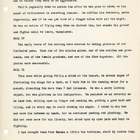 Elizabeth Van Sant transcribed letters