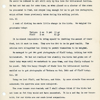 Elizabeth Van Sant transcribed letters