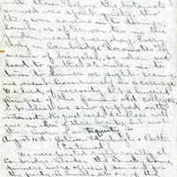 Edith Schwartz Clements handwritten letter