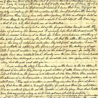 Handwritten 2 page letter from Lawrence Bruner to Marcia Bruner, "I have finally received your letters written on Sept 19..."