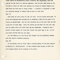 Elizabeth Van Sant transcribed letters