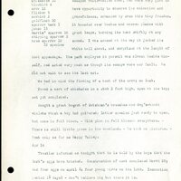 Frank H. Shoemaker typescript, 32 pages, detailing bird sightings, field trips, photography, and associated activities in Omaha, Nebraska.